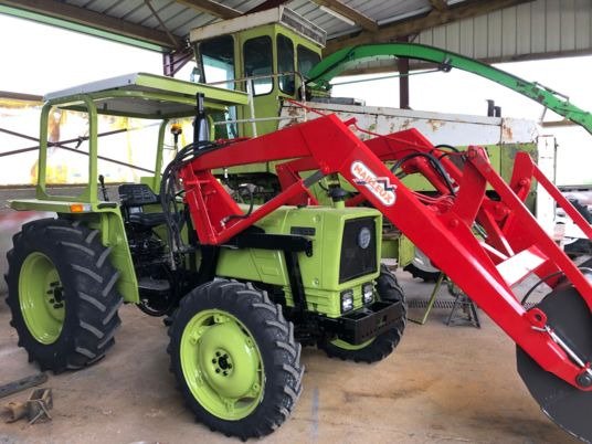 🚜 Tracteur Hürlimann H355 avec arceau – Chargeur frontal en option (1986)