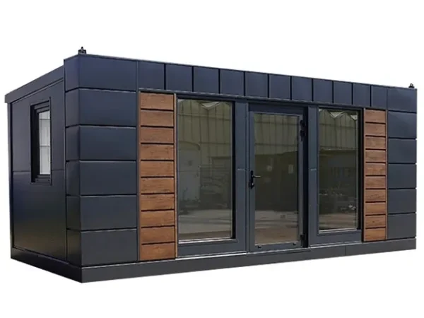 Conteneur Maison / Bureau 6×3 mètres modèle Stockholm avec sanitaires et cuisine