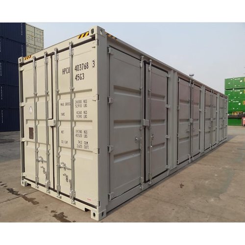 Conteneur 40′ HQ à 4 Portes Latérales – Résistant et Flexible